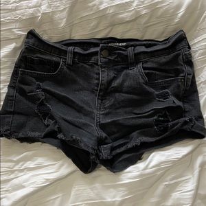 Black shorts